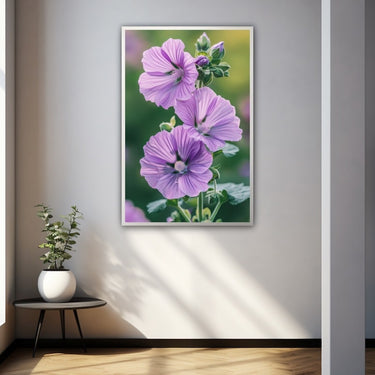 Purple Flower Canvas Wall Art